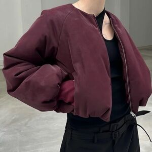 Saemdi Fig Bomber Puffer Size Medium